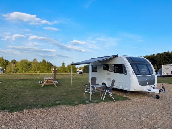 Seasonal pitch at Priory Farm